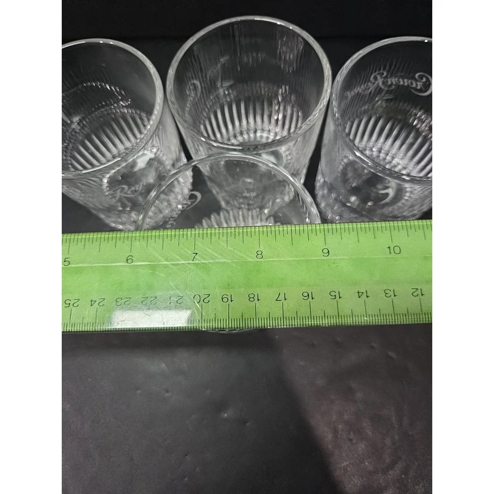 Crown Royal Whiskey Rocks Glasses, Set of 4, Limited Ed, Scotch Whiskey‎ Glass